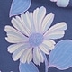 Kék - Blue Floral