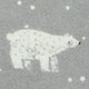 Szürke - grey polar bear print