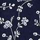 Kék - navy floral